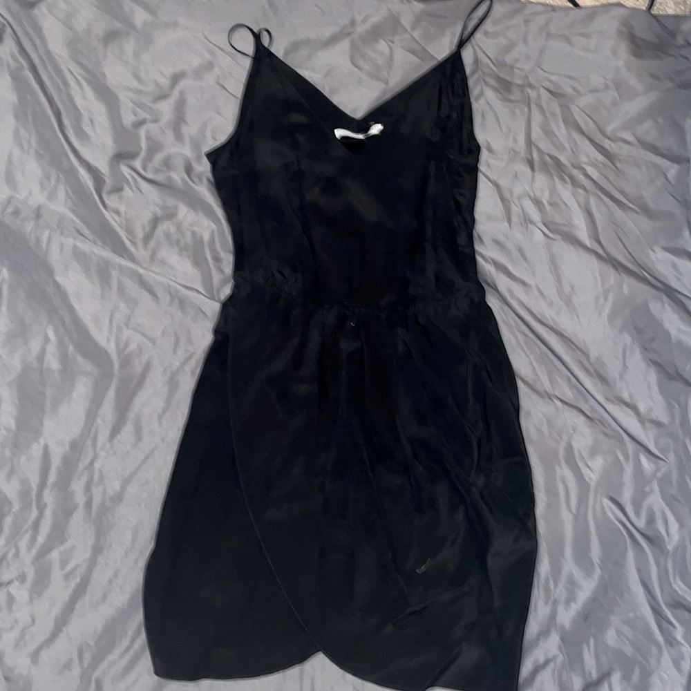 AU black mini dress
